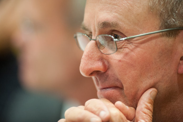 Geoff Teall judging